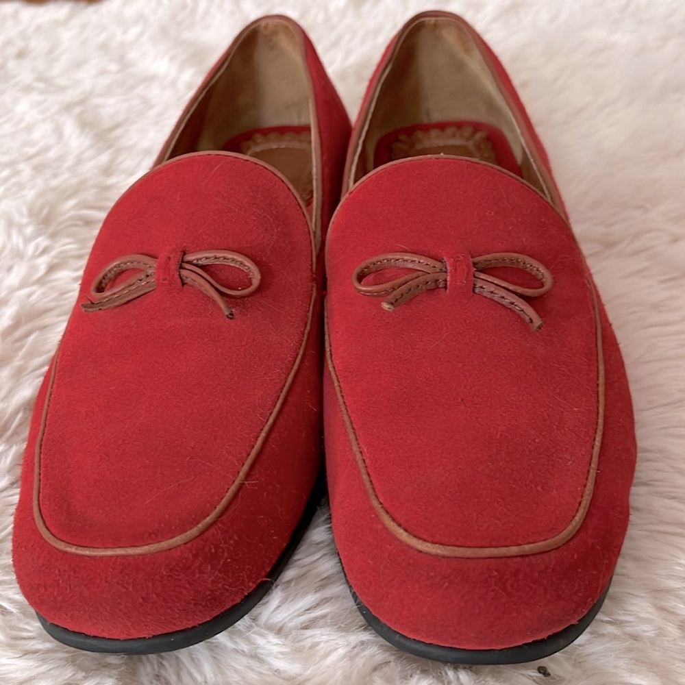Lands’ End Women’s Red Suede Flats; Size 8.5; EUC - Picture 8 of 9